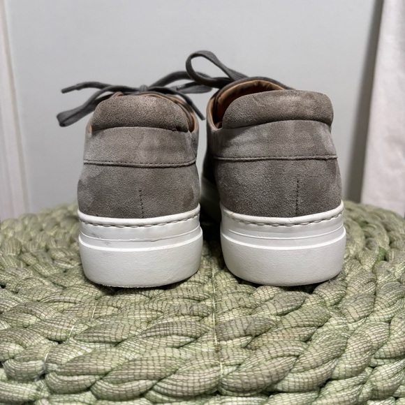 M. Gemi The Palestra Alta Gray Suede Lace Up Retro Sneakers - Picture 10 of 13